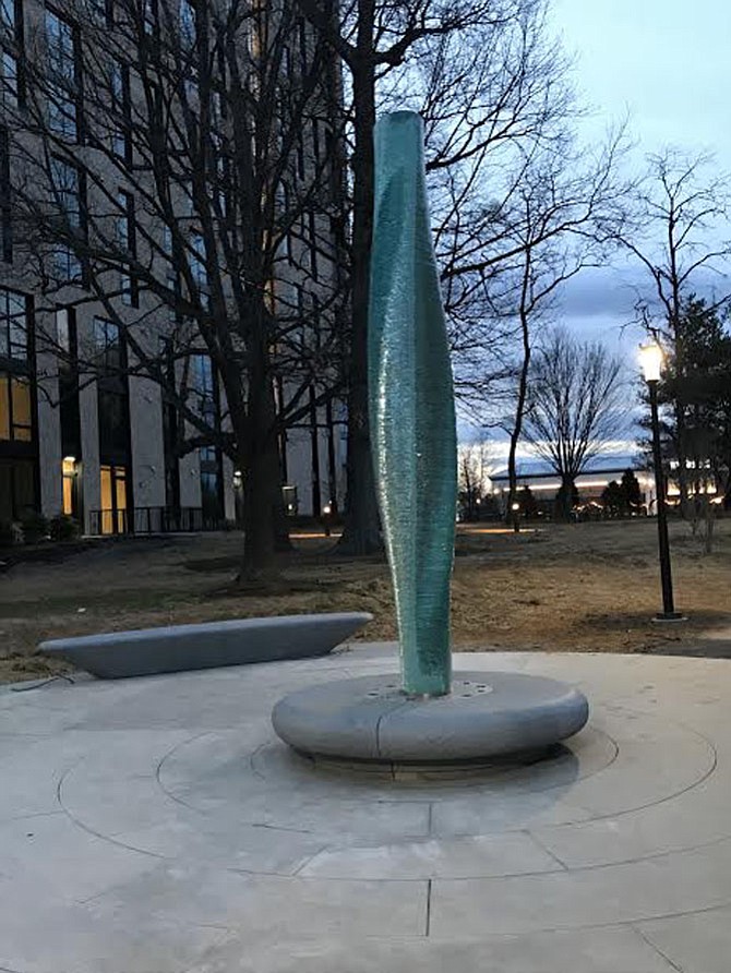 Untitled public art created by American artist Danny Lane for Boston Properties is turning heads in Reston.