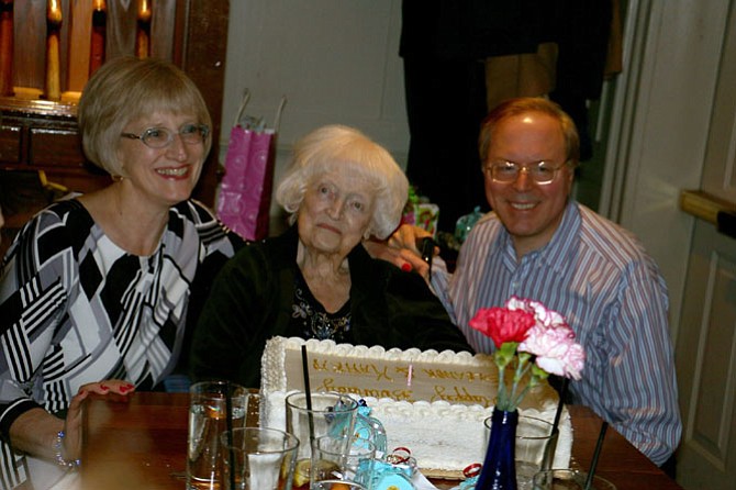 Karen Bune, Eleanor Bune and Dr. Lawrence Stein.