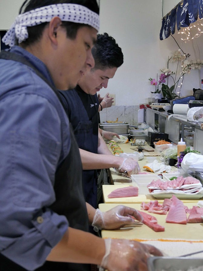 Sushi Zen chefs.