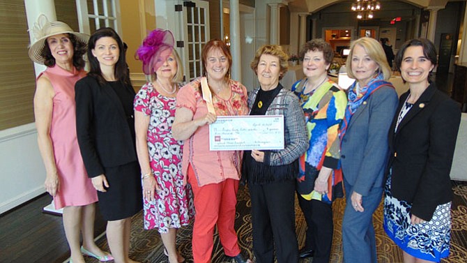 Members of the Oakton Women’s Club presented a $5,000 check to the Fairfax County Public Schools’ Food and Nutrition Services’ Breakfast After the Bell Program.