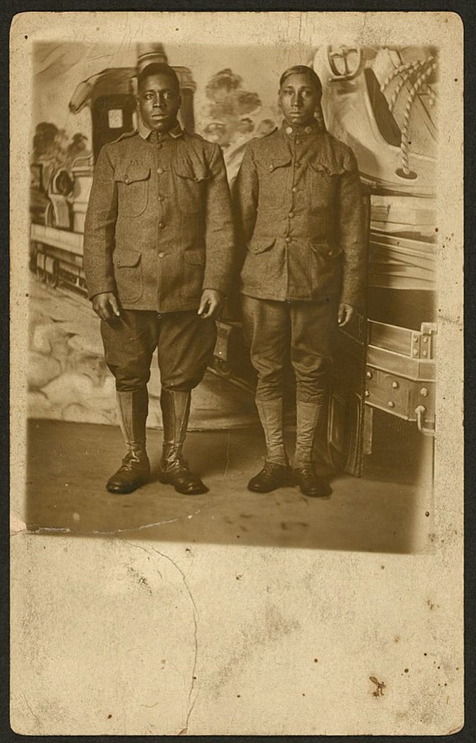 Two African Americans of World War I.