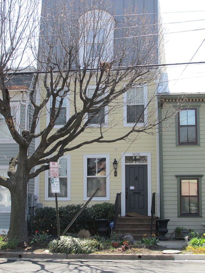 The house on Oronoco Street where Martha Miller had her Kindergarten School from 1930s –1950.