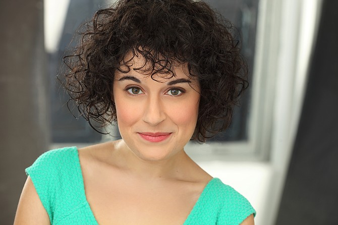 Sophie Schulman portrays Daphna in NextStop’s production of “Bad Jews.”