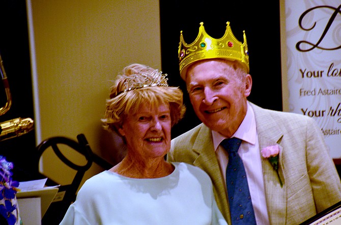 Prom Queen Jeannie Sweet and King Roland Dionne.