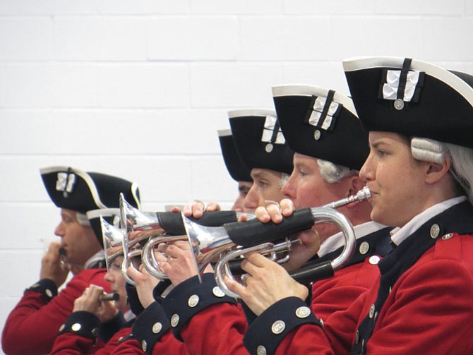 The Historical Trumpets and Flutes of the United States Army Old Guard Fife and Drum Corps.