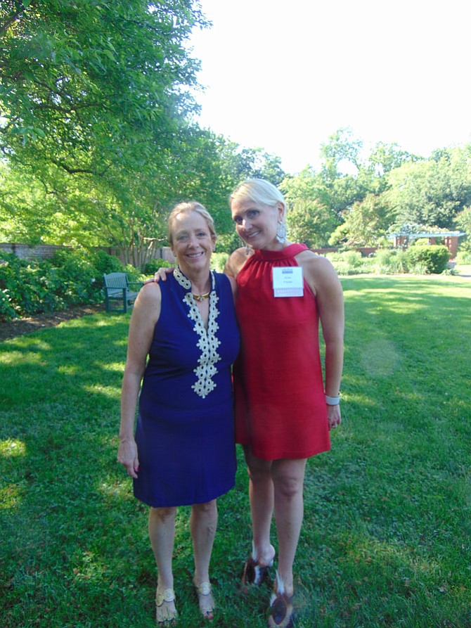 Mount Vernon at Home’s former Executive Director Barbara Sullivan (left) and new Executive Director Erica Frazier.