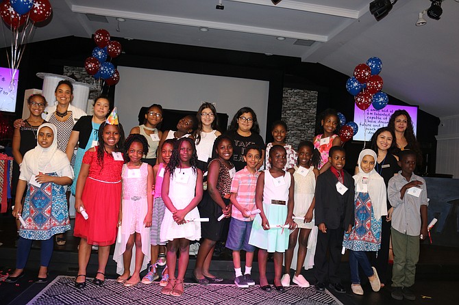 Some of the youths from FACET’s recent academic achievement party.