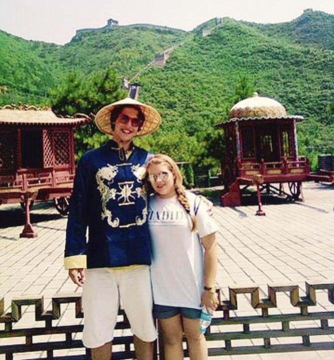 Alexander and Natascha Zelloe during their first trip to China together in 2011.