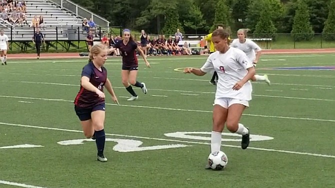 T.C. Williams senior Claire Constant, right, will play at the University of Virginia.