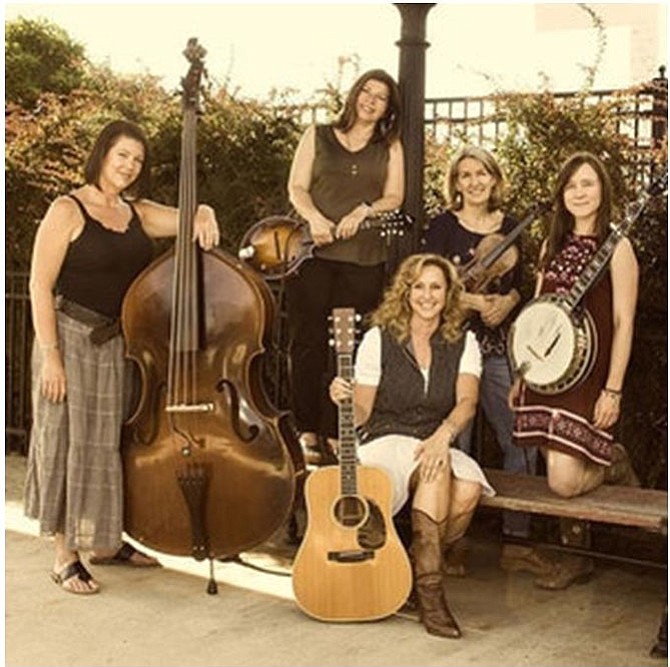 Sweet Yonder is a fired-up, all-women, bluegrass band.