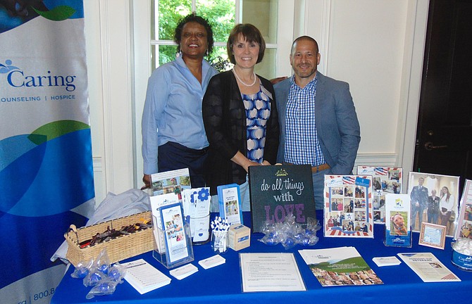 Bettie Samuel, Katherine Knoble and Christopher Logas of Capital Caring.