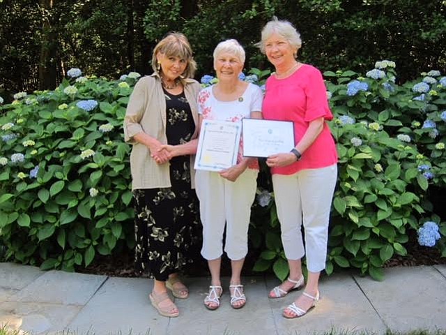 From left: Winifred Frost, President; Barbara Cobb and Jennifer Murphy.