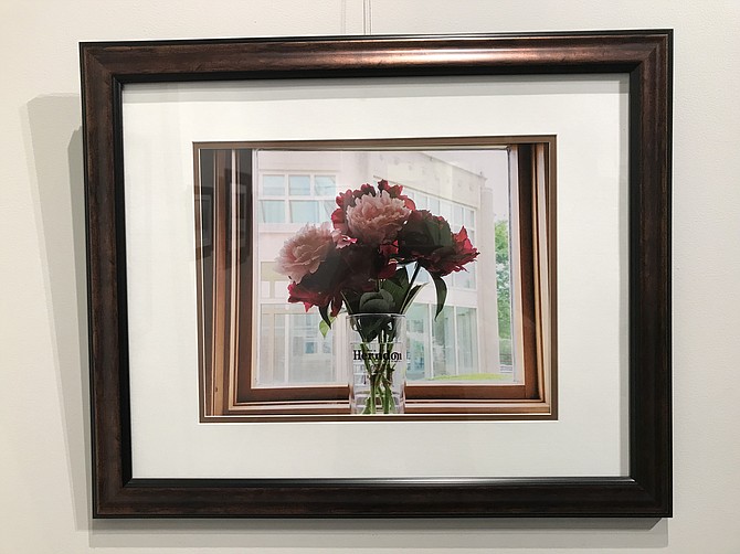 Trish Sharkey's photo, “Peony Perspective," won the “People’s Choice Award” for the "8th Annual Herndon Town Calendar Photography Competition & Exhibit” held Sunday, July 29, 2018. It received the most votes by visitors to the gallery. 