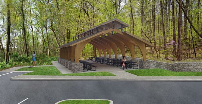 Outdoor Education Classroom/Picnic Shelter will support the Riverbend Park's educational mission.