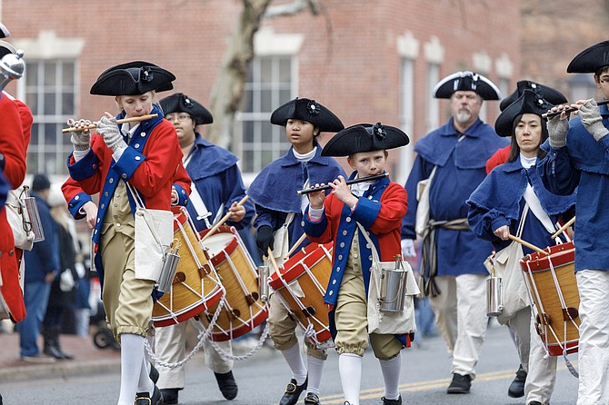 The George Washington Birthday Parade celebrates the birthday of the nation’s first president with the country’s largest parade in his honor. It is one of Alexandria’s many festivals and parades that draw thousands of visitors to the city.