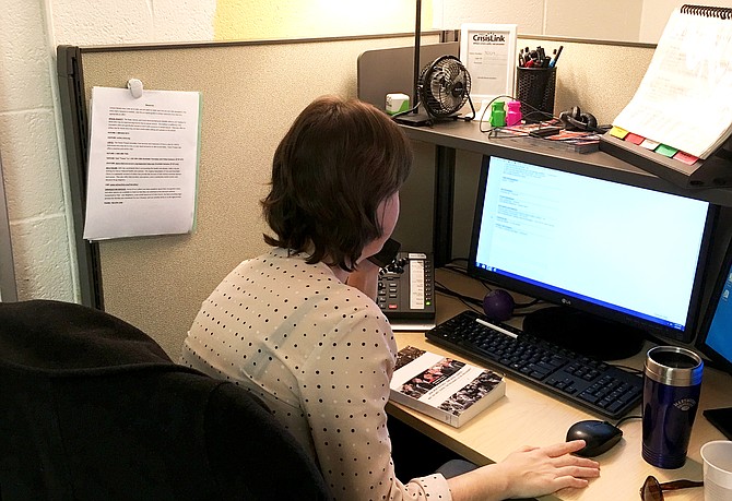 PRS call center, where volunteers provide the empathetic, trained voice that someone in crisis needs to reduce their pain and provide connections to care.