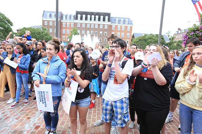 The Back To School Rally Against Gun Violence was attended by students, parents and local politicians at Market Square, Saturday, Sept. 8, 2018. 