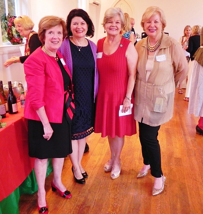 Virginia State Sen. Barbara A. Favola (D-31) pictured with McLean Woman’s Club president and event organizers. From left: Co-Chairman Kay Van Hoven, Senator Favola, Woman’s Club President Kathryn Mackensen, and Chairman Carol Scott.