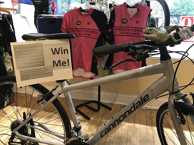 Green Lizard Cycling is raffling a 2019 Cannondale Quick 6 bicycle, donated by Cannondale DMV to help support funds needed for HHS Bands' D-Day 75th Anniversary Trip to Normandy 2019.