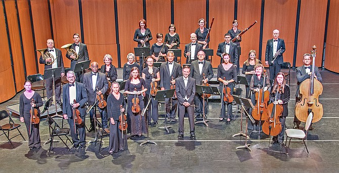 Virginia Chamber Orchestra in performance.