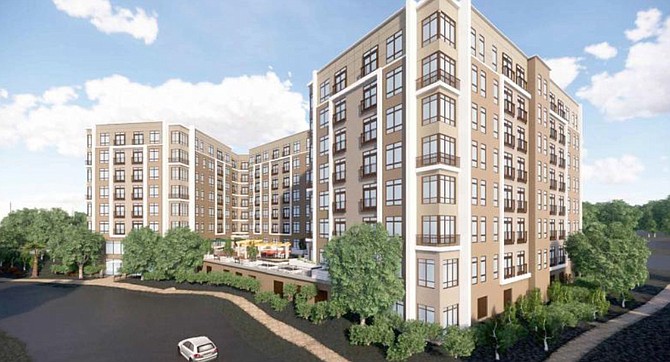 The redevelopment plans for a new Lake Anne House approved by the Fairfax County Board of Supervisors on Oct. 16 ensures 240 apartments will remain affordable there for the next 30 years. The old buildings will be replaced with an eight-story, 200,000-square-foot, “H”-shaped apartment buildings. 