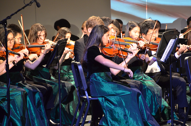 The Langley High School Orchestra will perform Halloween music on Tuesday, Oct. 30.