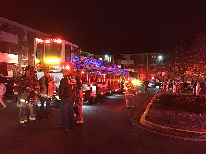 Fire Investigators determined that the fire was accidental in nature and started in the kitchen of an apartment.