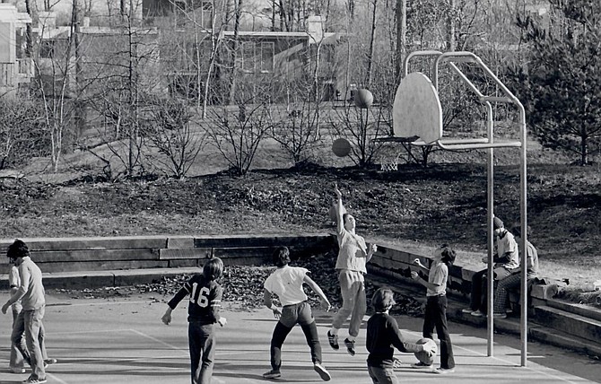 Basketball in the early days of Reston.