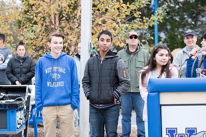 West Potomac High School students participated in the first Operation Legacy Veterans Day of Service Poetry Contest.