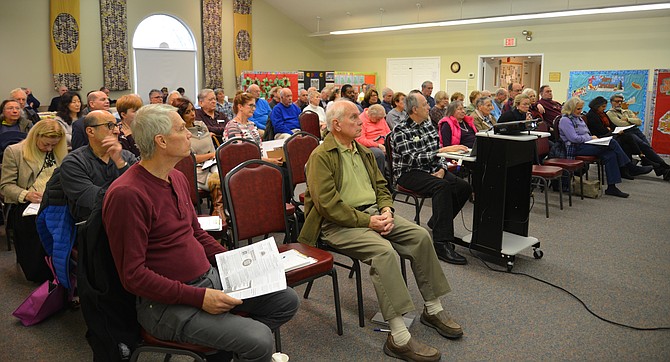 There was a strong turnout for the “Savvy Seniors and their Families” seminar, hosted by the Great Falls Citizens Association – despite the cold, wet weather.