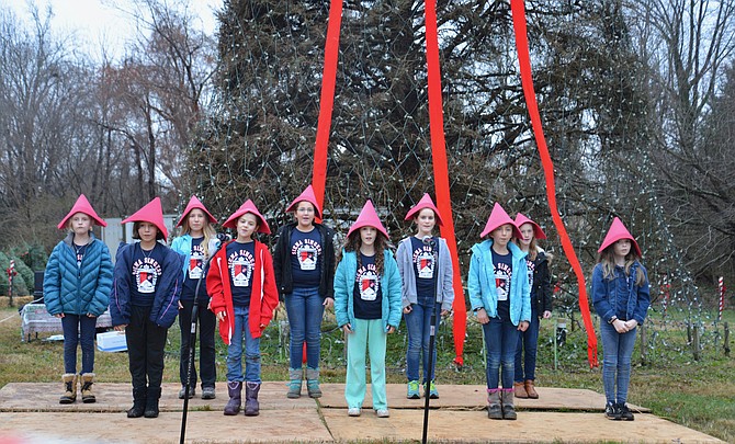 The kids from Siena Academy put on a great show with the addition of those hats and some fun choreography.