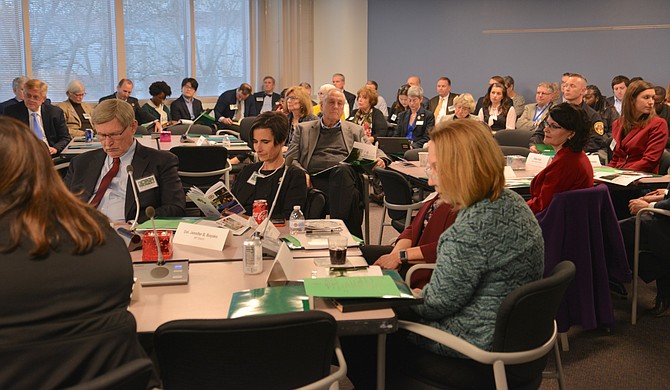 State delegates and senators joined the Fairfax County Board of Supervisors, other county staff, and representatives from a number of civic groups for a legislative work session prior to the start of the 2019 General Assembly in January.