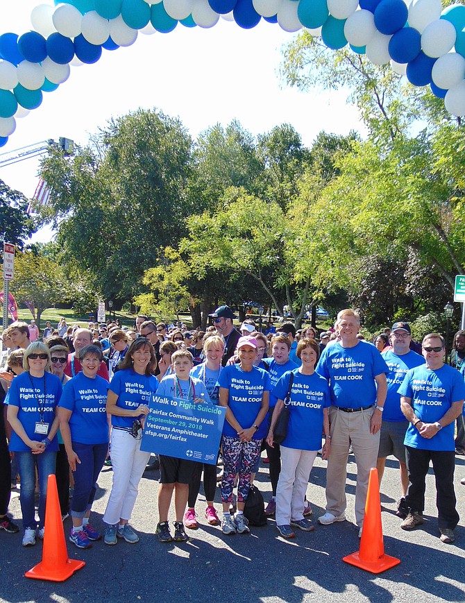 Supervisor John Cook (Braddock) with his team of County leaders who participated in the 11th Annual Fairfax Out of the Darkness Walk held Sept. 29 in Fairfax. In today’s Connection, Cook writes about issues facing Braddock District in 2019.