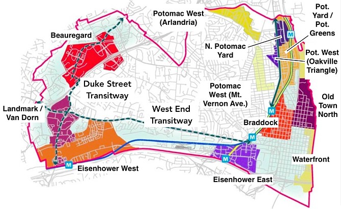 City government planning efforts over coming years — including in relation to Amazon and Virginia Tech coming to National Landing — focus on neighborhoods in the "Growth Crescent."