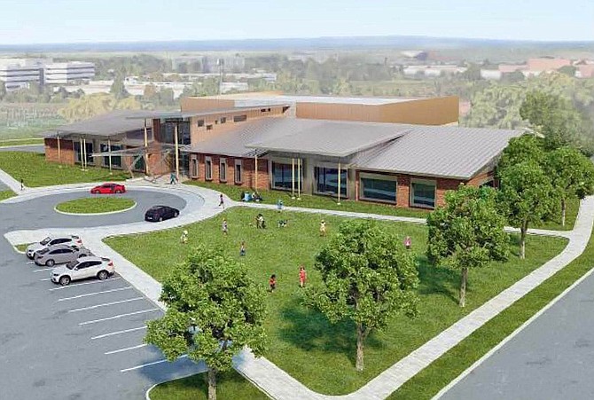 Artist’s rendition of the Sully District Community Center in Chantilly.