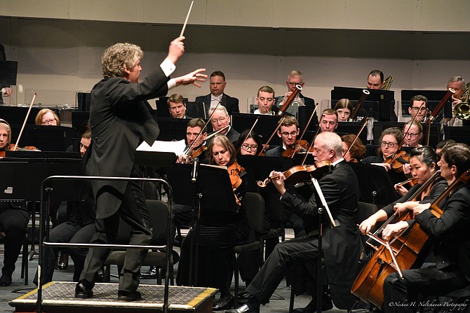 Christopher Zimmerman, conductor, Fairfax Symphony Orchestra.
