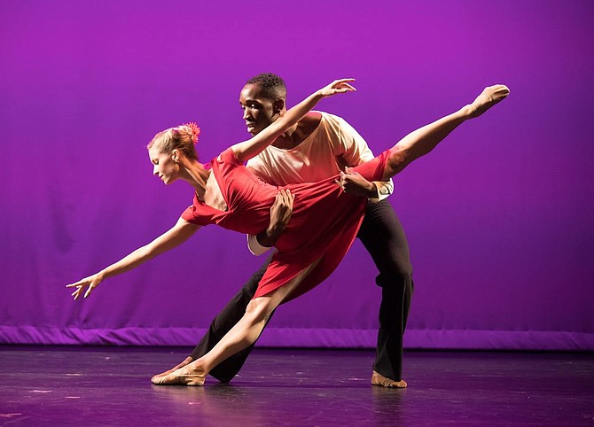 Bowen McCauley Dance Company's Alicia Curtis and Sidney Hampton.