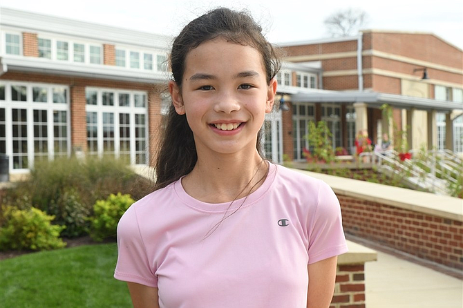 Kana, middle schooler at St. Andrew's Episcopal School, Potomac, will speak at the Maryland Statehouse, urging Gov. Larry Hogan, and governors to follow, to declare Oct. 11 the International Day of the Girl.