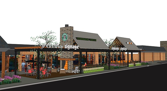 The shopping center will have a new look.