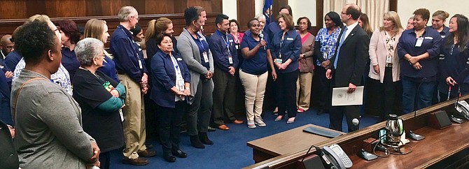 City Council honored the Alexandria Health Department for “100 years of service, dedication, and exemplary commitment to the health and wellness of all Alexandrians” on Tuesday, March 26.