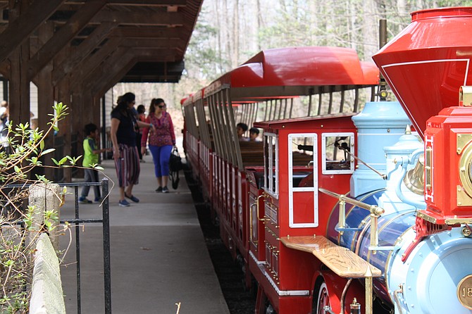 The train at Burke Lake is a big attraction to many.