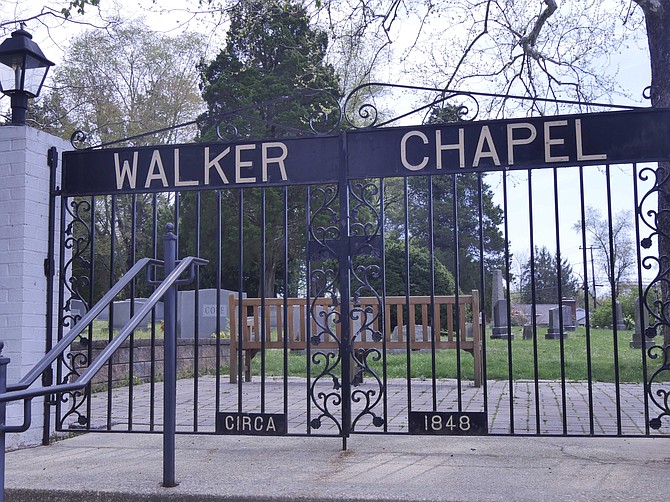 Historic Walker Chapel begins renovation.