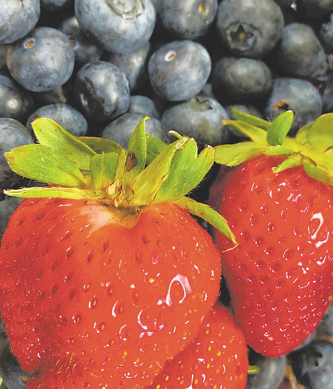Berries of all types are rich in antioxidants which promote healthy skin, advises nutritionist Sara Ducey.