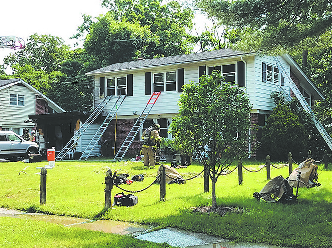 Fire Investigators determined that the fire was accidental in nature and started in a bedroom adjacent to the garage.