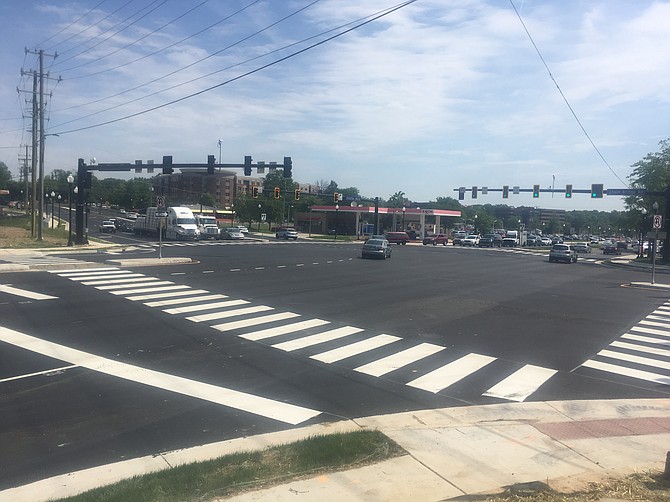 Fairfax intersection is fixed.