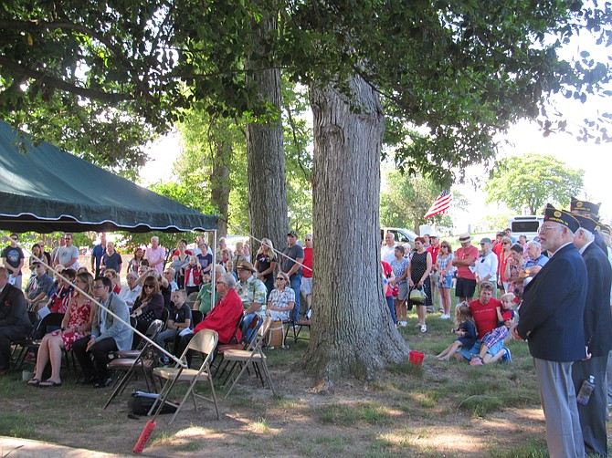 Young and old attend the Town of Herndon 2019 Memorial Day Ceremony.