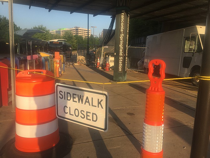 Metro summer shutdown at some stations.