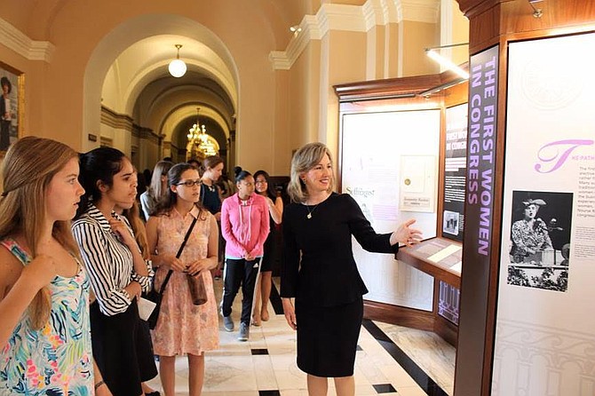 The summer session kicks off in June at the Capitol Building in Washington, D.C., with an overview of women in elected office.