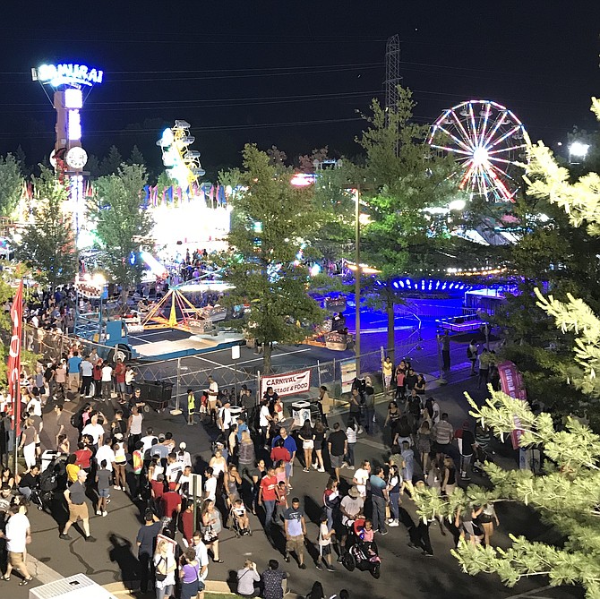 Saturday night at the 2019 Herndon Festival.