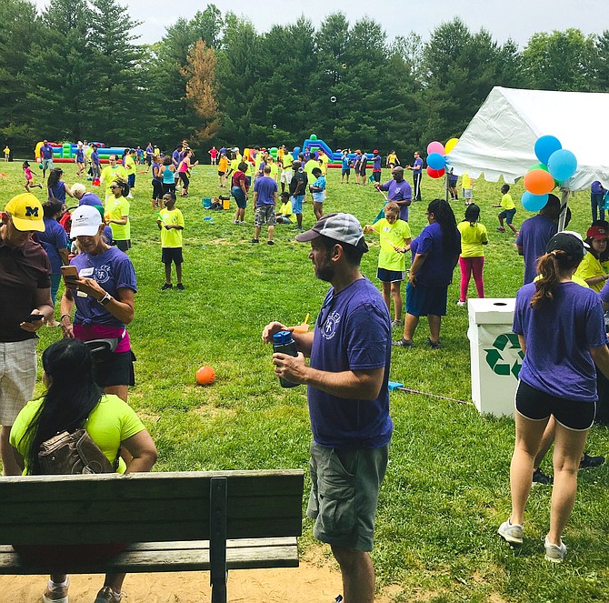 It was a colorful sight at Avenel Park Sunday when KEEN of Greater DC celebrated its annual Sports Festival.